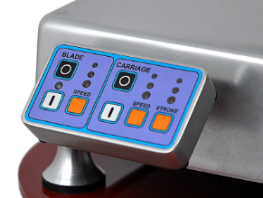 NS350A and NS350AG control panel