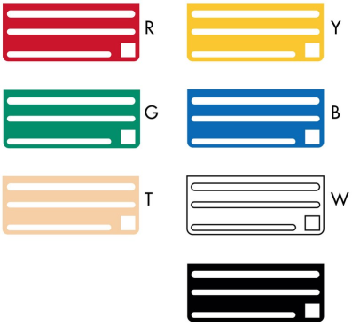 Knife Rack Insert Colours 1