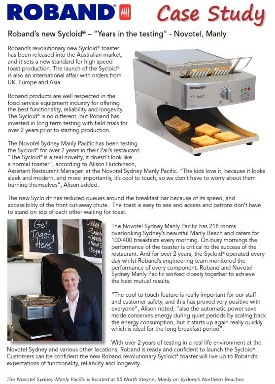Novotel Sycloid Case Study
